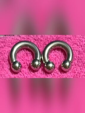 Pair of Circular Barbells - Thick And Heavy
